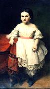 Johann Koler Portrait of the Daughter of Nikolai Petrovitsch Semjonov Sweden oil painting artist
